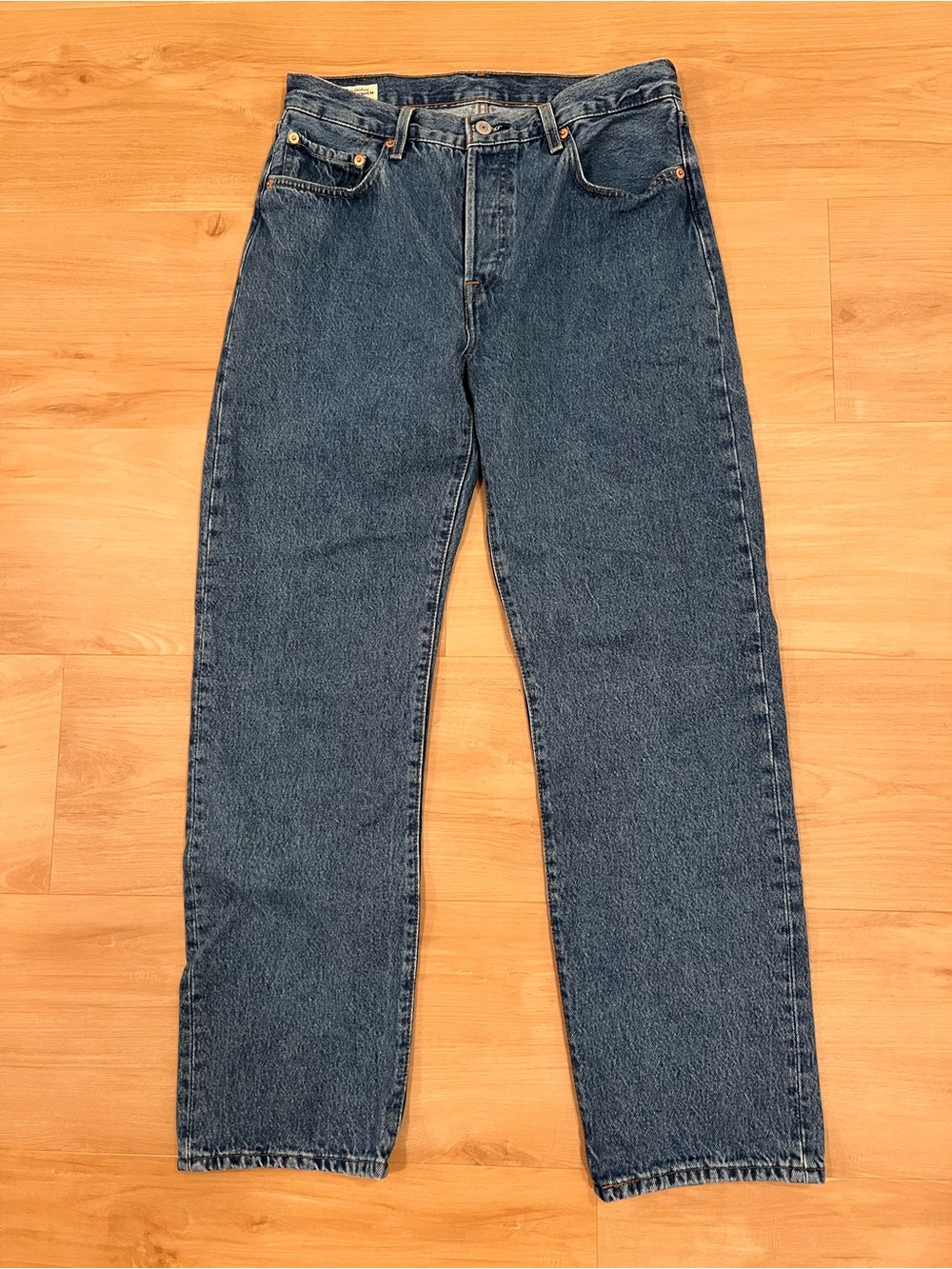 Levi's 501 90s Straight Leg Womens Jeans Medium Wash